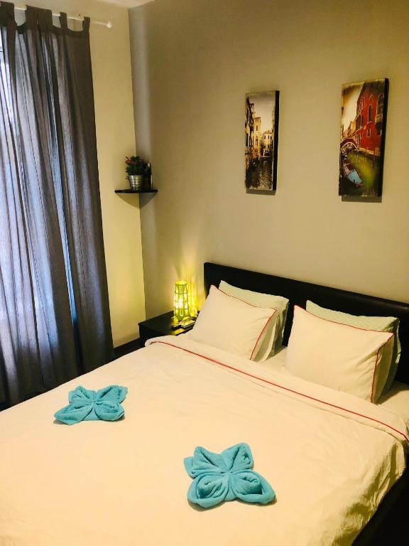 Postel nebo postele na pokoji v ubytování Himalayan Hostel