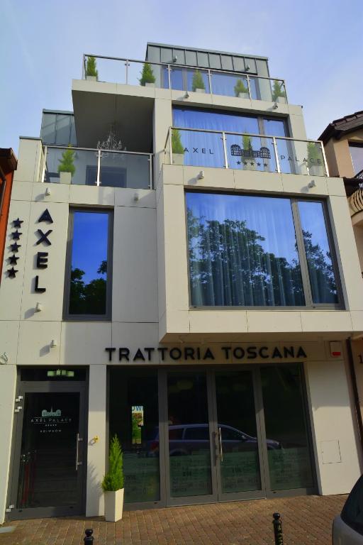 Budova, kde se aparthotel nachází