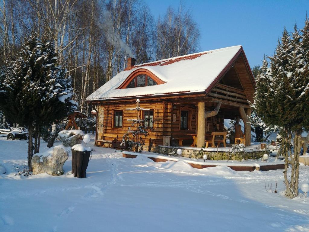 Stary Spichlerz nad Wartą v zimě