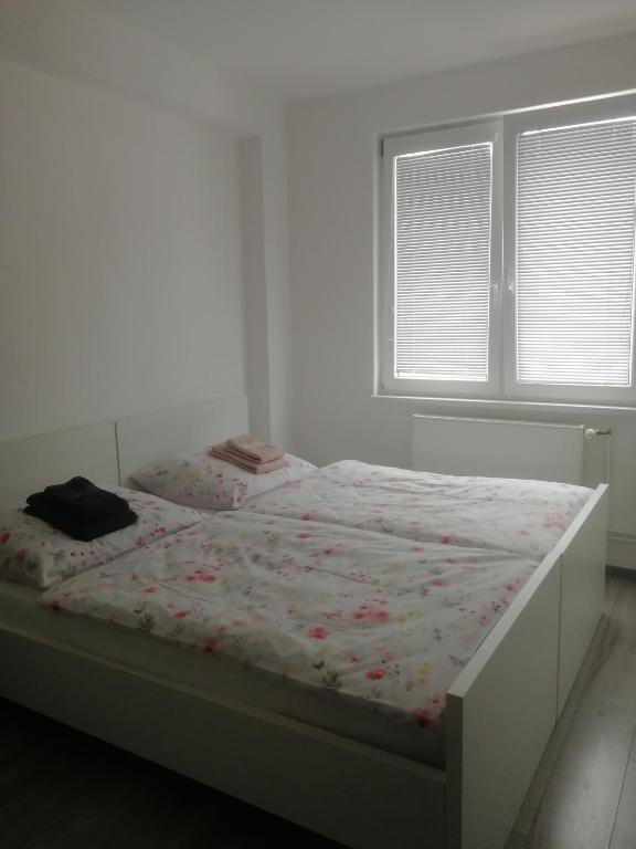 Posteľ alebo postele v izbe v ubytovaní Apartmán "K výstavisku"