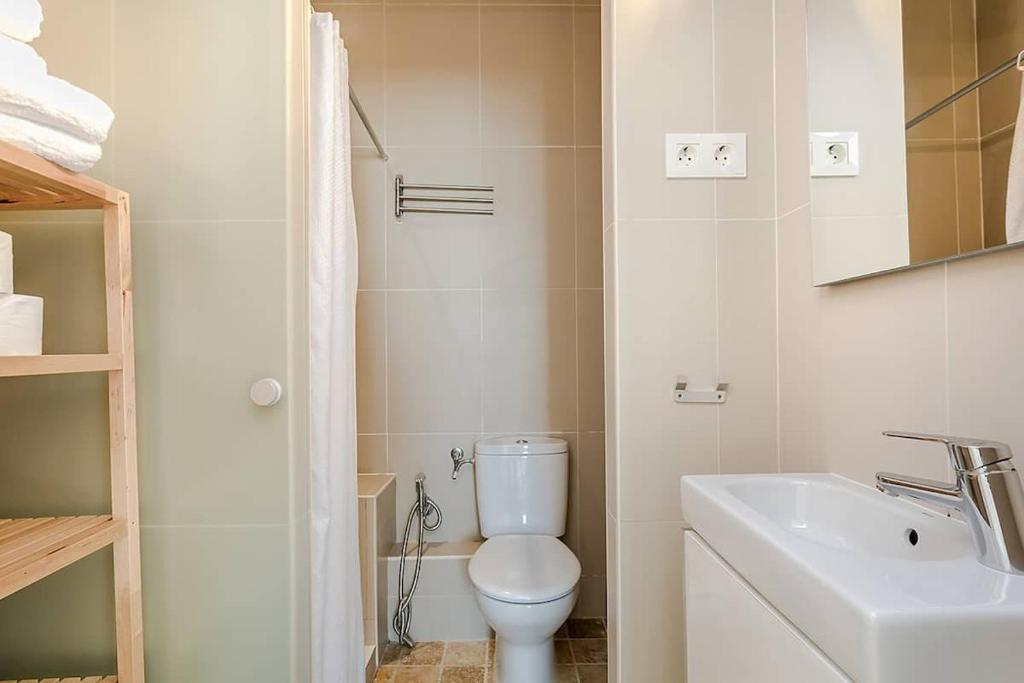 Koupelna v ubytování Stay U-nique Apartments Pasteur