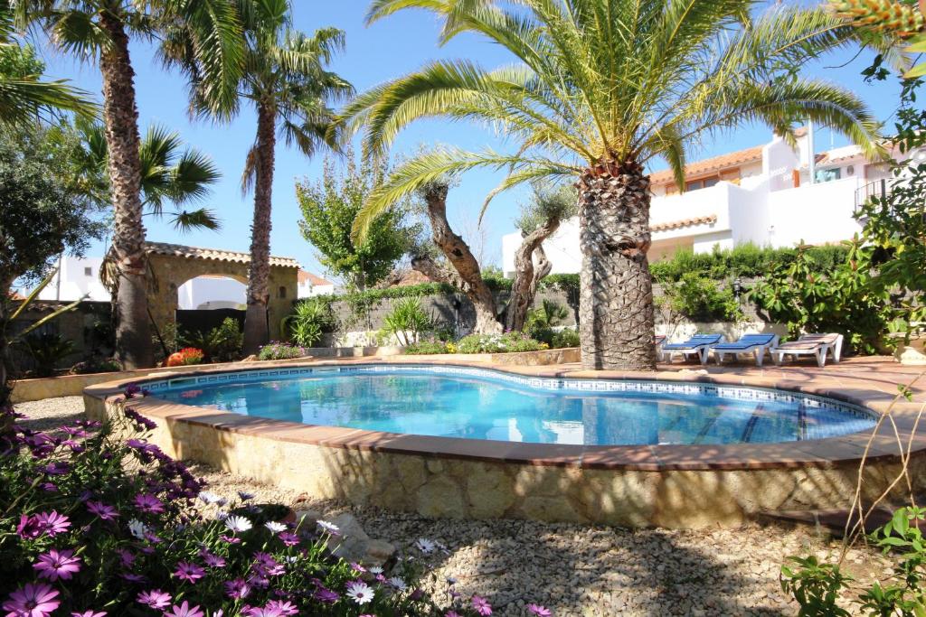 The swimming pool at or close to Riumar "Pedro", 270m to beach, private pool, On-Site-Service, dog beach