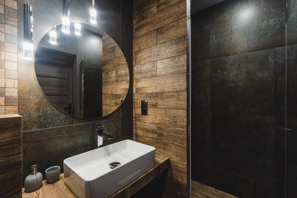 Kúpeľňa v ubytovaní Apartamenty Świętego Jakuba