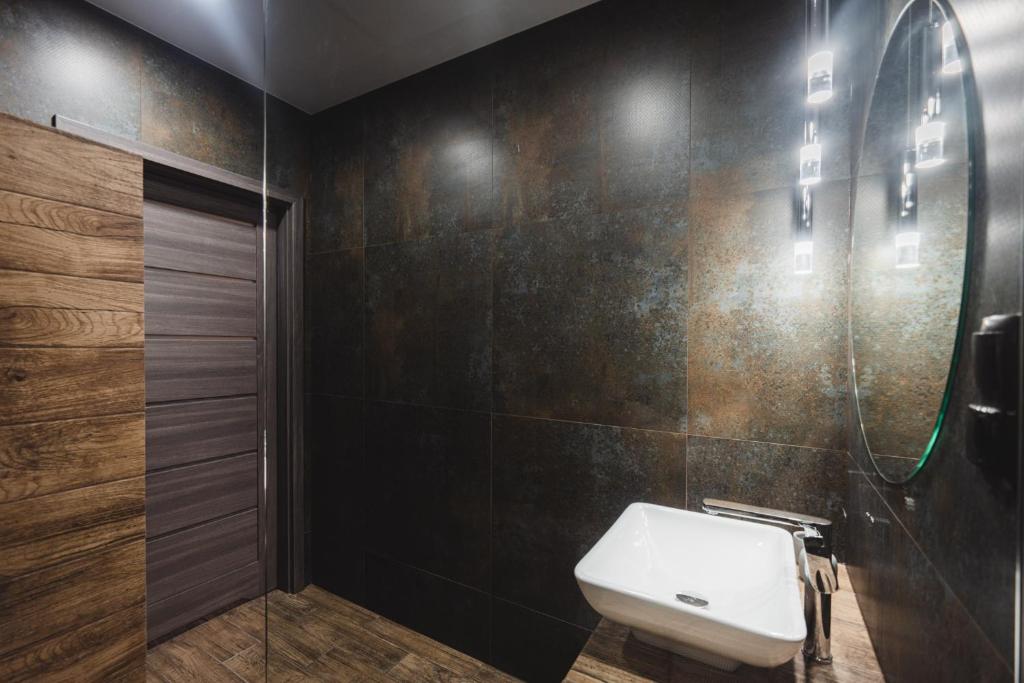 Kúpeľňa v ubytovaní Apartamenty Świętego Jakuba