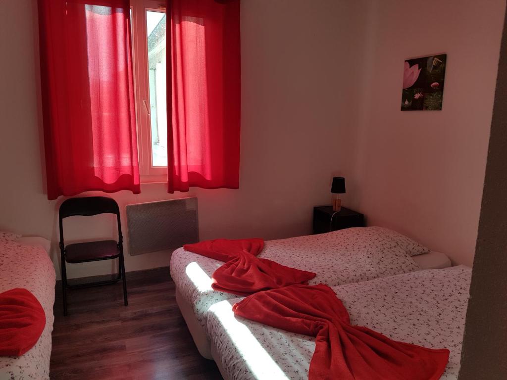 Postel nebo postele na pokoji v ubytování Maison Saint Matteo