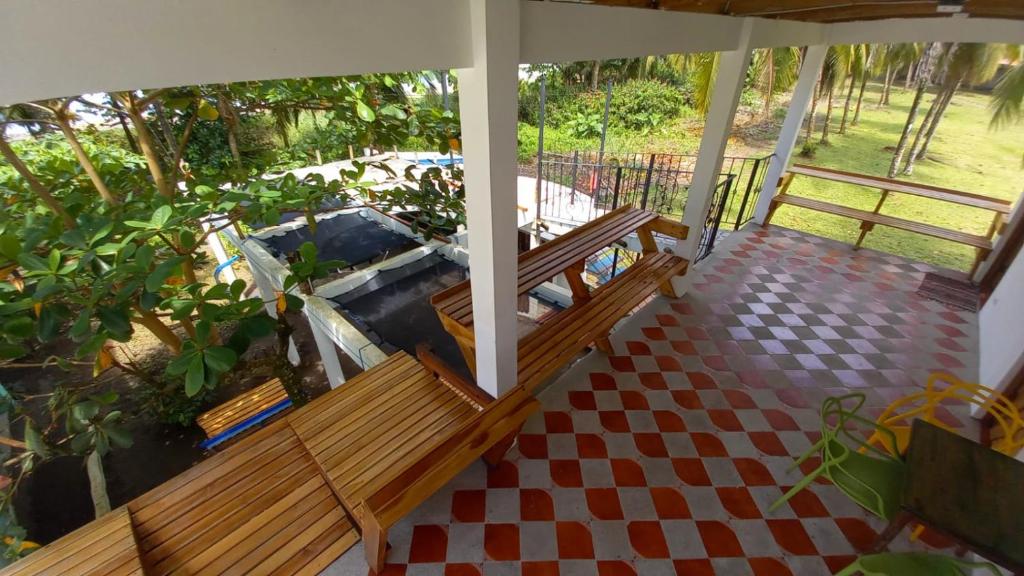 Zahrada ubytování Hotel Pura Natura Beachfront Tortuguero