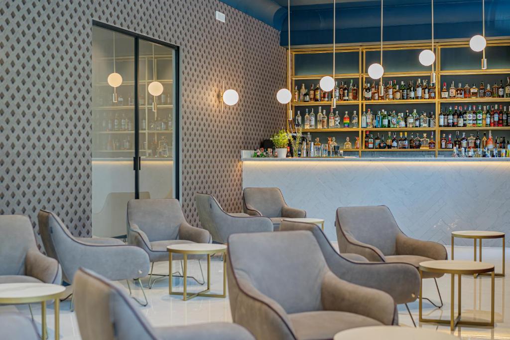 Lounge nebo bar v ubytování Hotel Mary