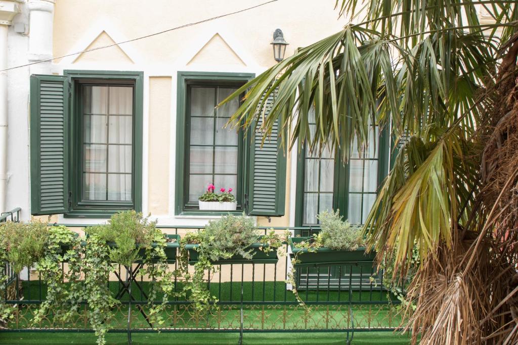 Zahrada ubytování Isidorou Suite Xanthi