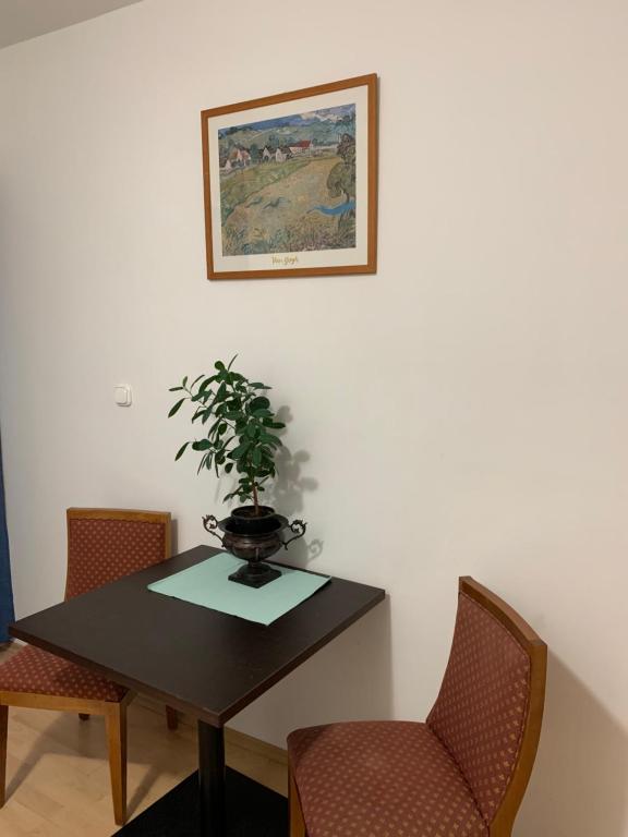Posezení v ubytování Lilium Villa Hévíz