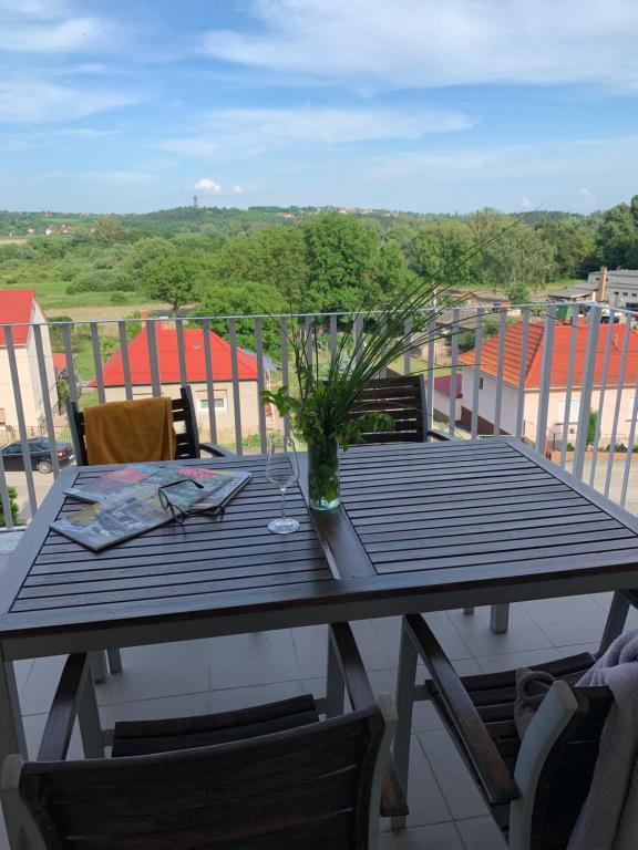 Balkón nebo terasa v ubytování Lilium Villa Hévíz