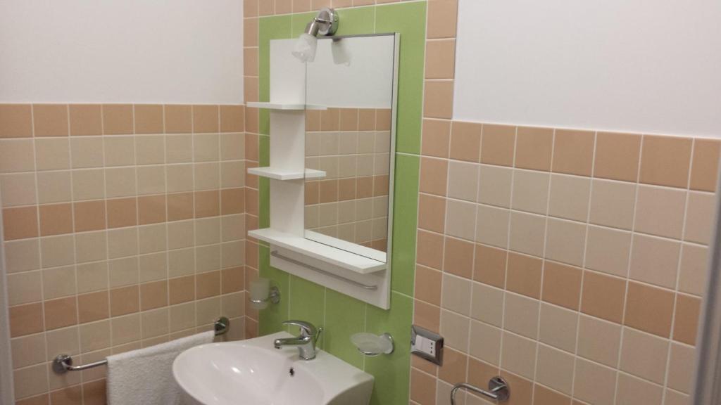 Koupelna v ubytování B&B Costa Sicula