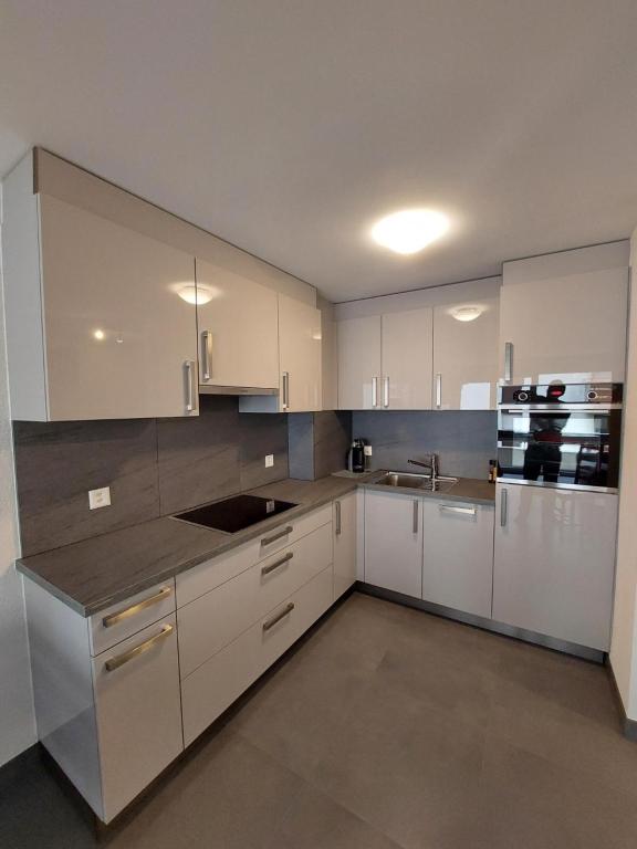 Kuchyň nebo kuchyňský kout v ubytování Haus Fortuna