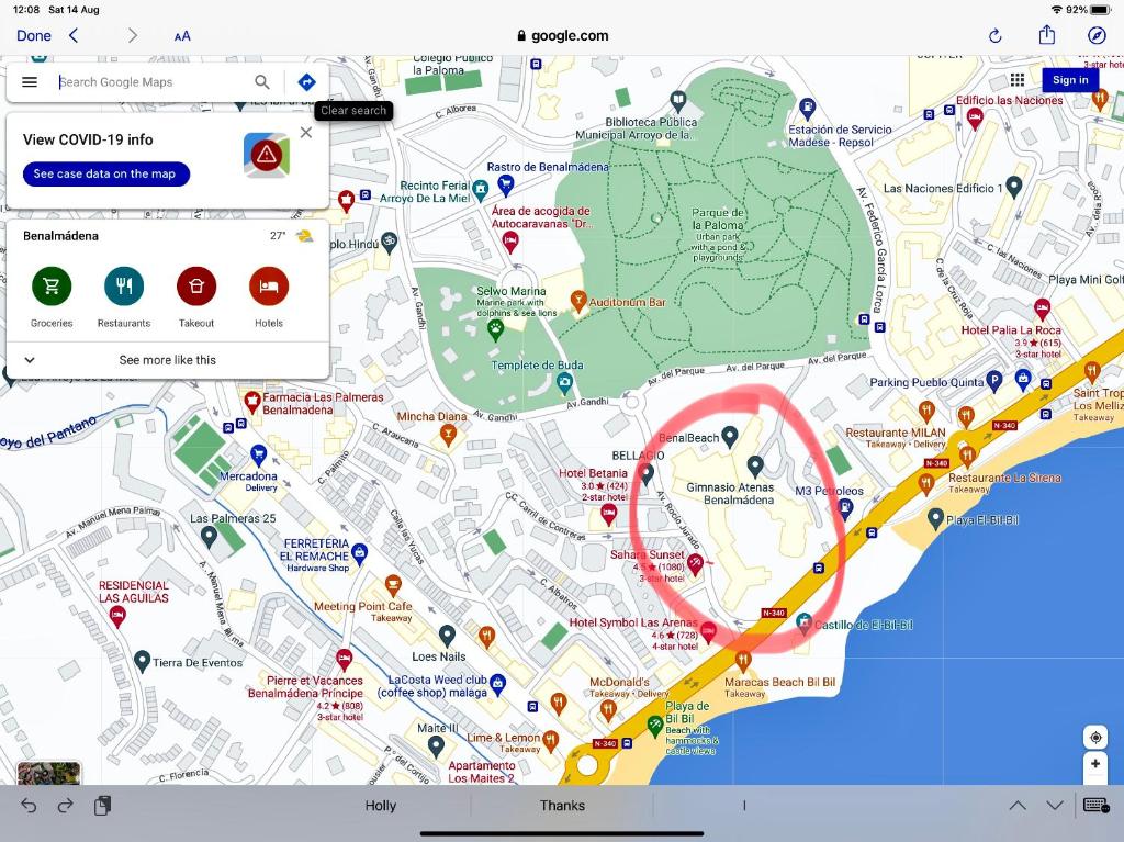 Benal Beach Ground Floor 1 Bed Apartment, Benalmádena ...