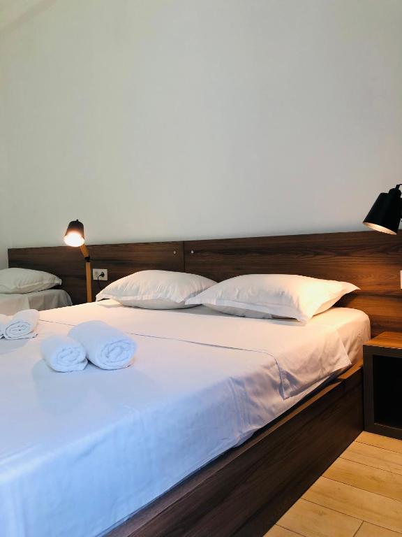 Postel nebo postele na pokoji v ubytování Citro Villa