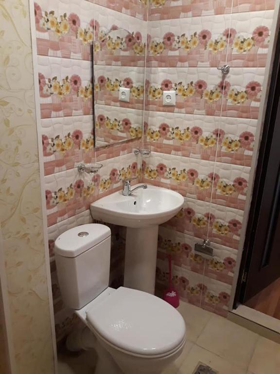 Koupelna v ubytování Hotel 333