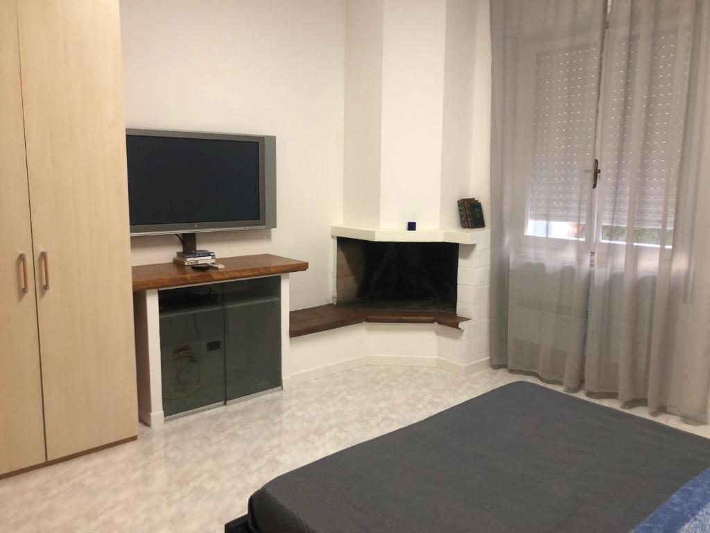 TV a/nebo společenská místnost v ubytování Skyandsand Alghero