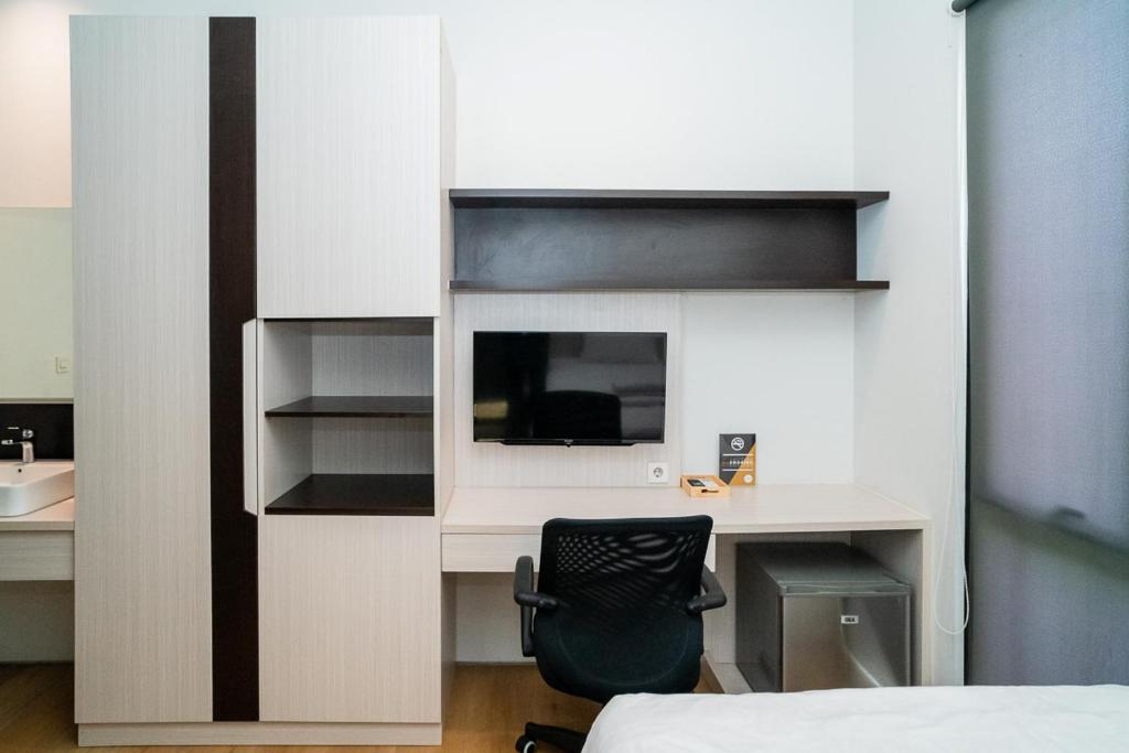 Kuchyň nebo kuchyňský kout v ubytování Three J Residence 2