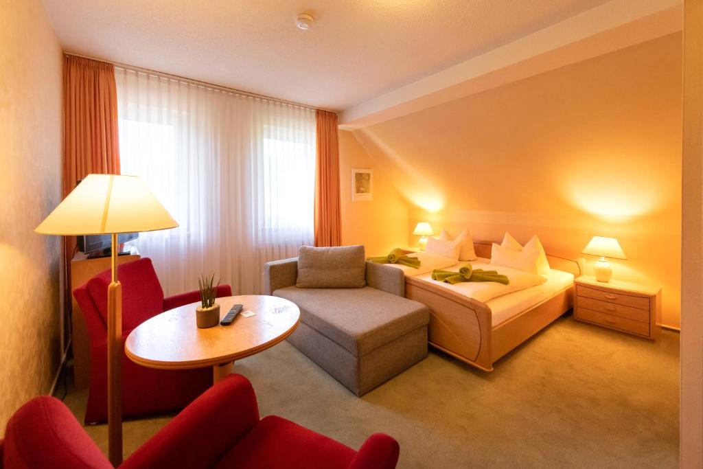 Posezení v ubytování Hotel Zum Steinhof