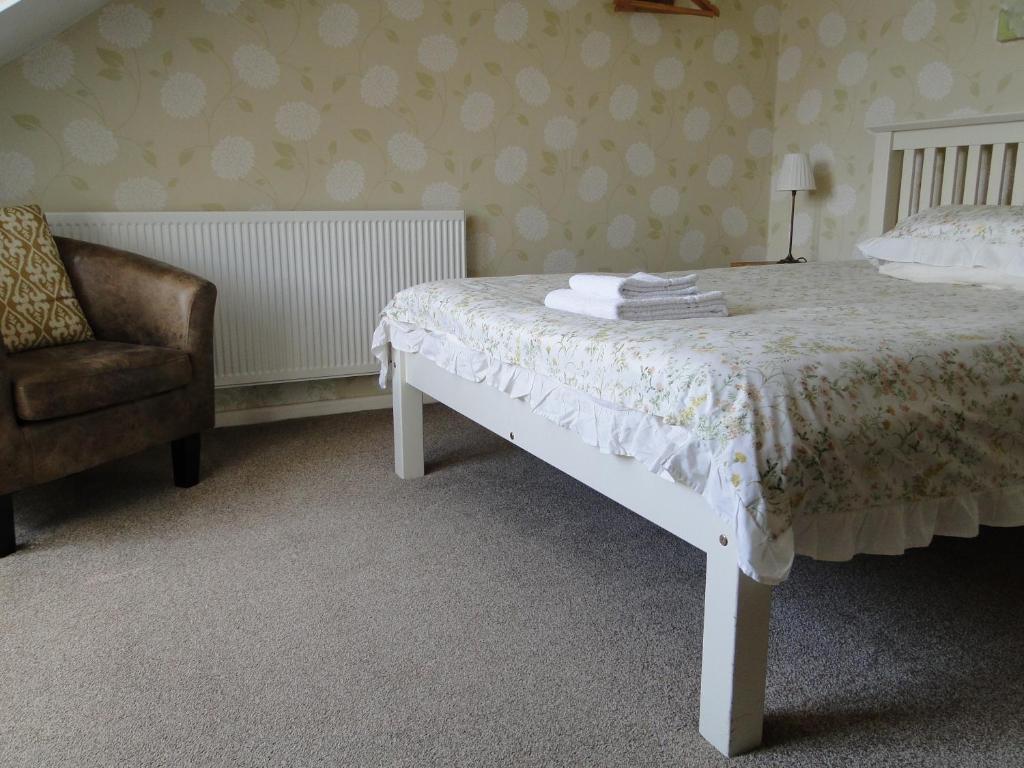 Postel nebo postele na pokoji v ubytování Rockleaze Guesthouse