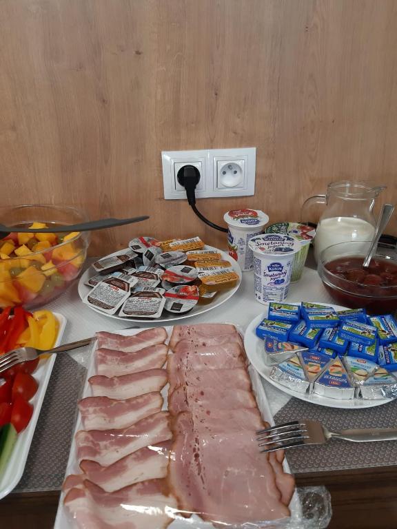 Jídlo v penzionu nebo okolí