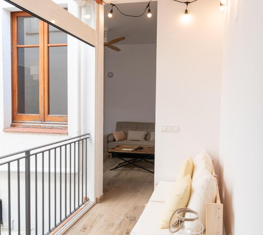 Posedenie v ubytovaní Apartamento mediterraneo, nuevo y acogedor de Eva
