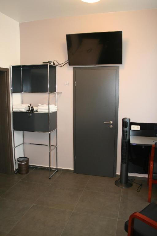 Kuchyň nebo kuchyňský kout v ubytování Mar Hotel