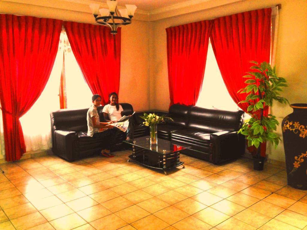 Posezení v ubytování Kandy View Hotel