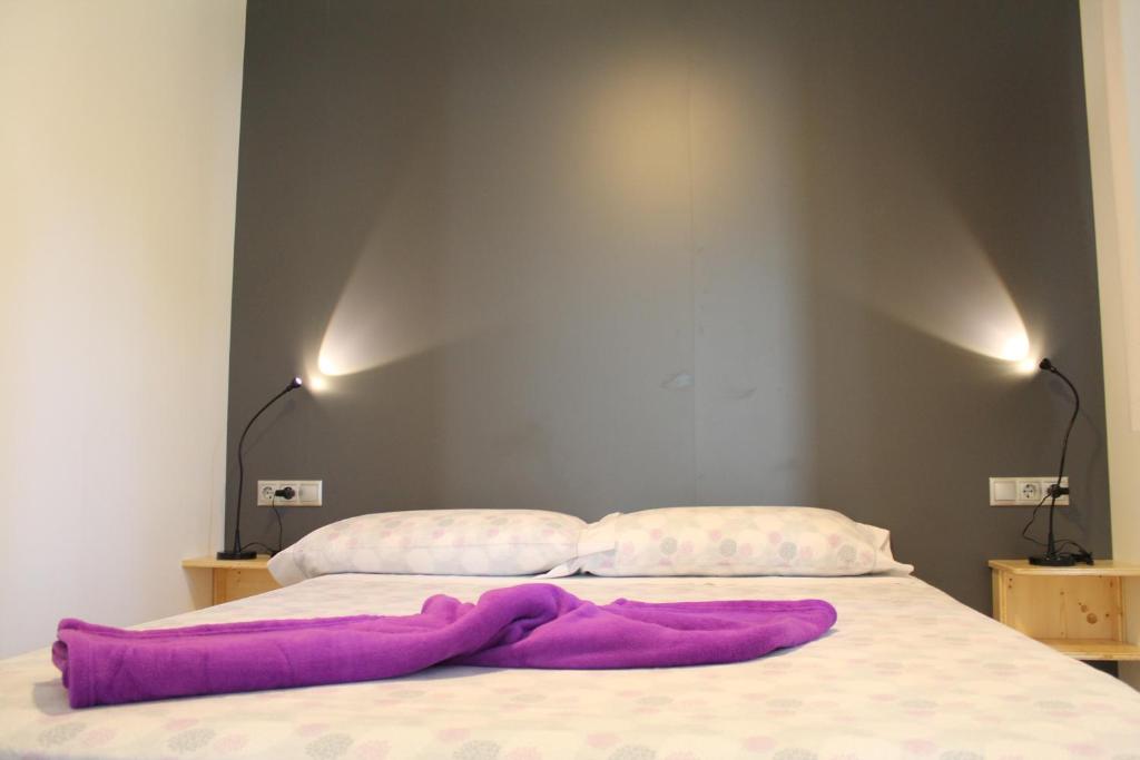 Cama o camas de una habitación en Camping Globo Barcelona