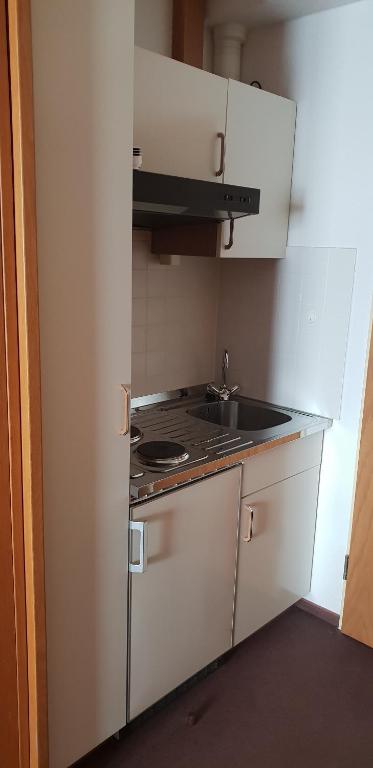 Kuchyň nebo kuchyňský kout v ubytování 2 Zimmer Mitterdorf