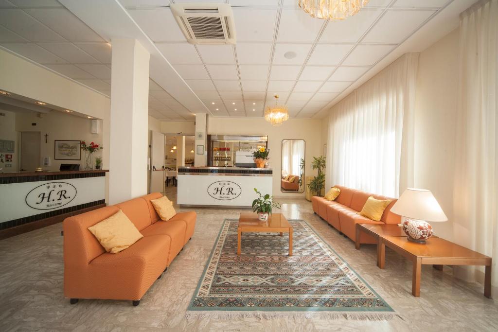 A seating area at Hotel Romagna