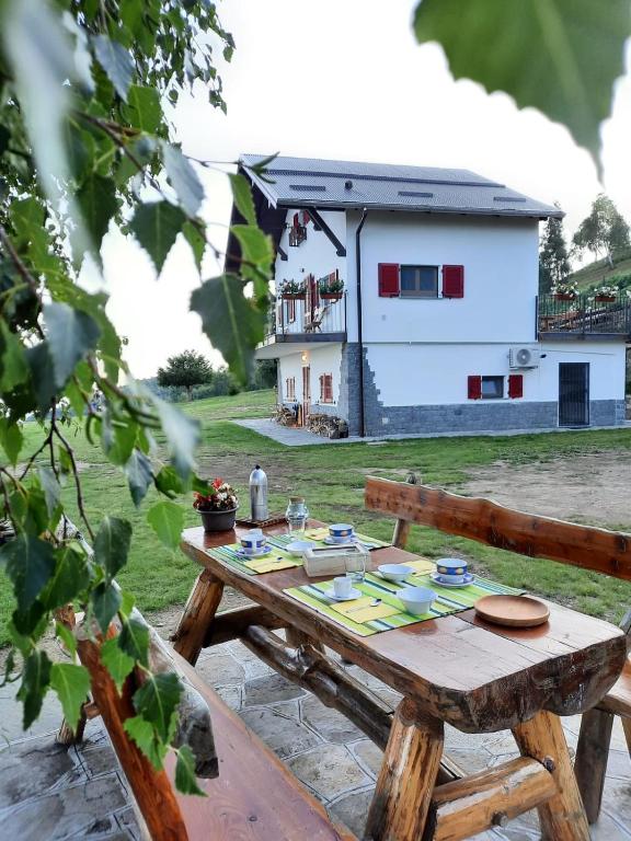Zahrada ubytování Baita Mael
