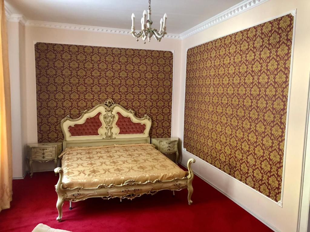 Ein Bett oder Betten in einem Zimmer der Unterkunft Lambach Villa
