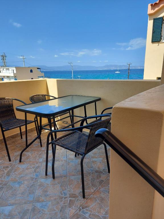 Balkón nebo terasa v ubytování C-view apartments
