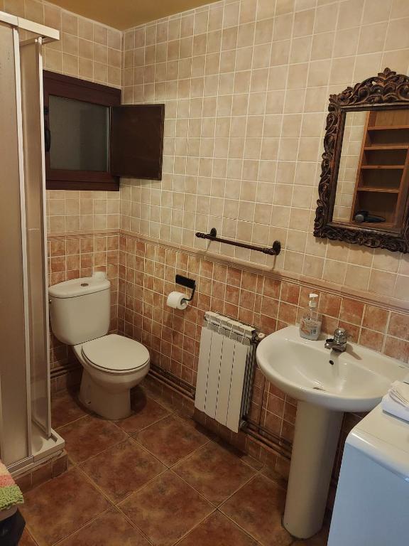 Kúpeľňa v ubytovaní Casa del Águila Dorada