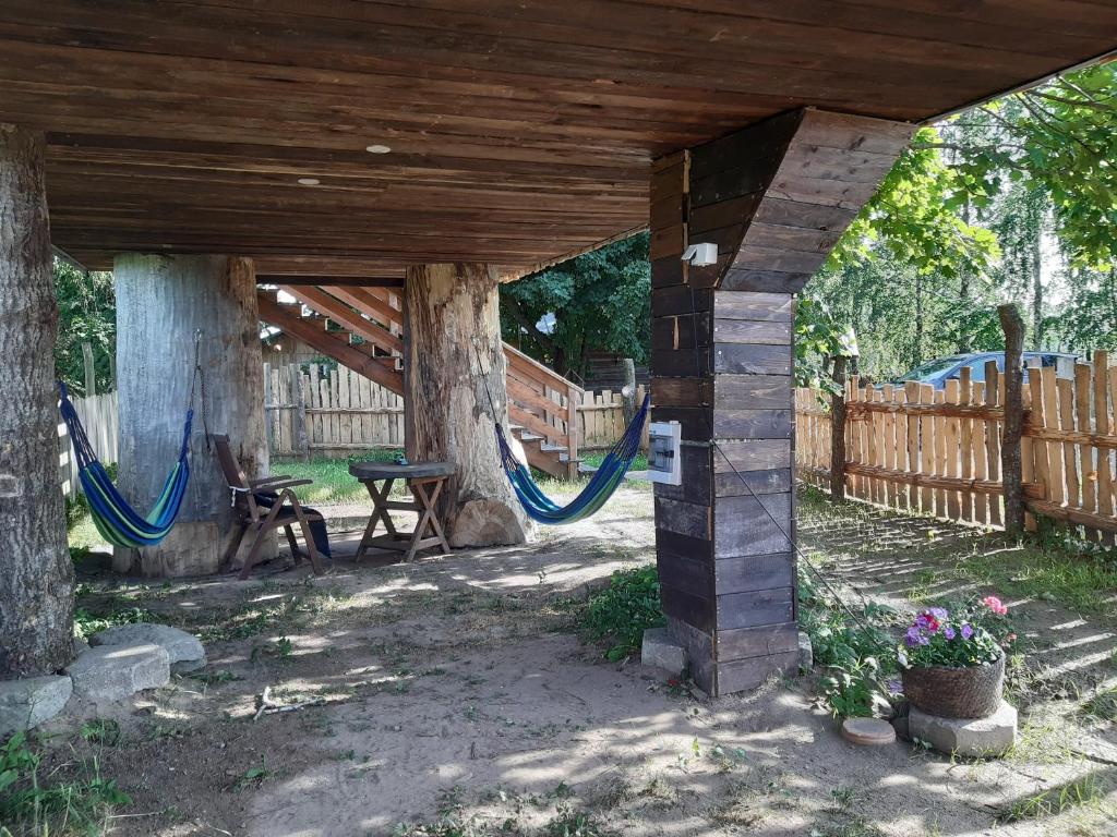 Zahrada ubytování Podlasie Domek na drzewach