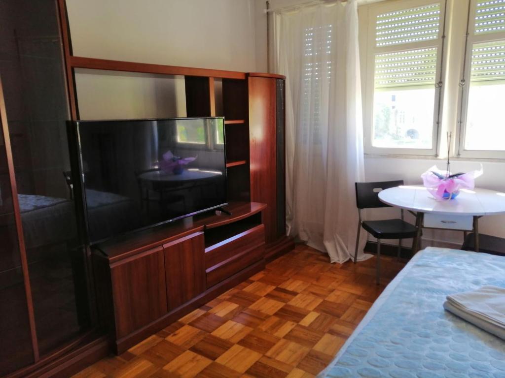 TV a/nebo společenská místnost v ubytování Sasimi Nice Hostel