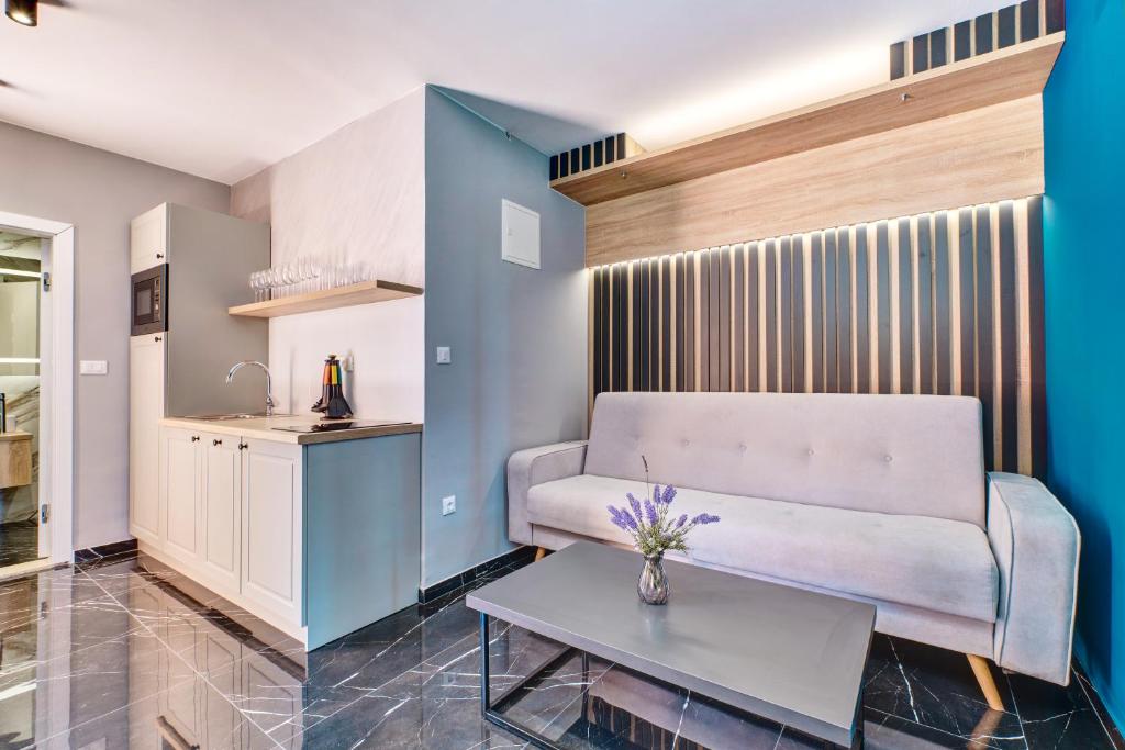 Kuchyňa alebo kuchynka v ubytovaní Luxury apartments