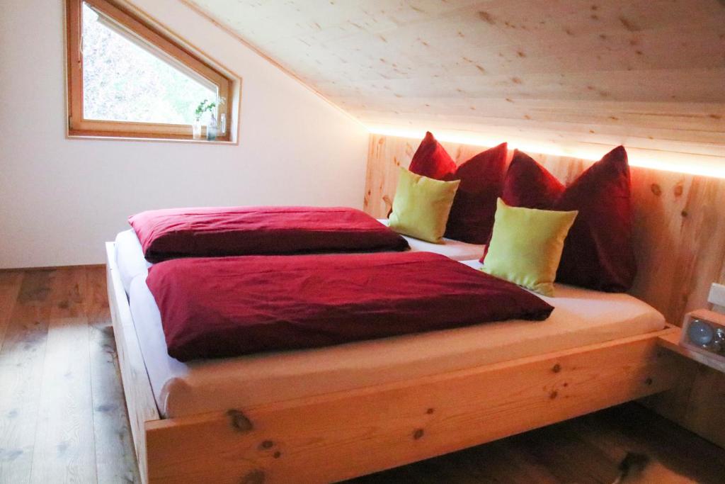 Postel nebo postele na pokoji v ubytování Haus Bergquell