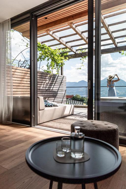 Posezení v ubytování Boutique Hotel Eschenlohe