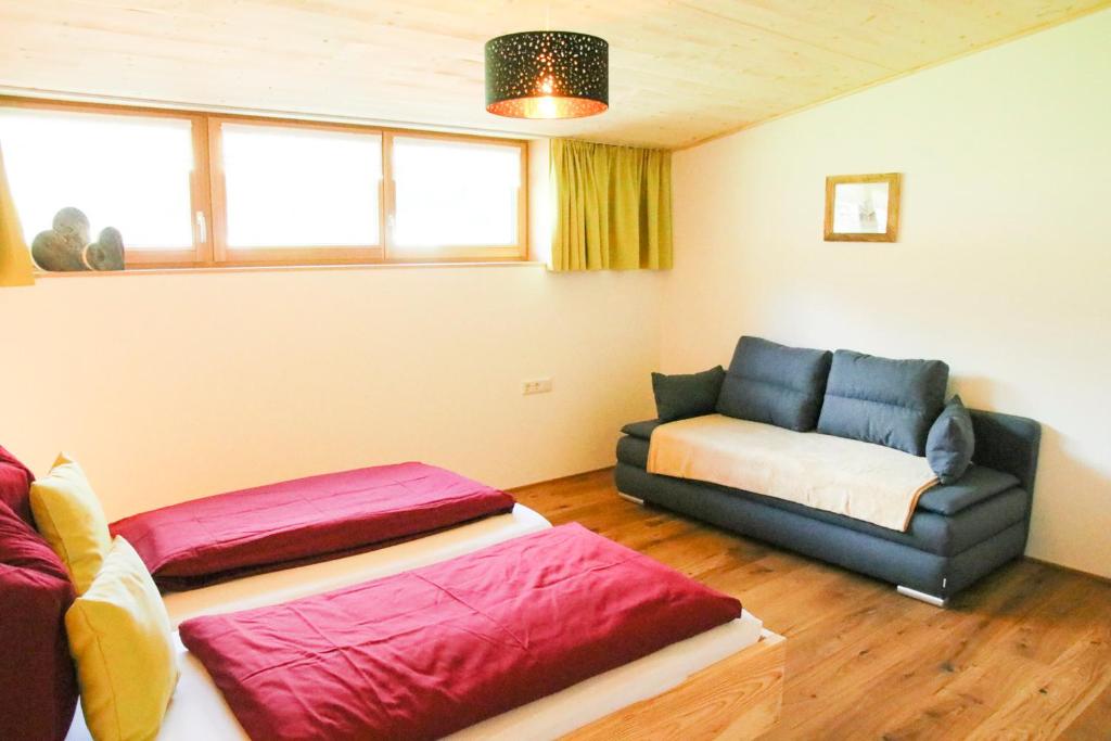 Posezení v ubytování Haus Bergquell