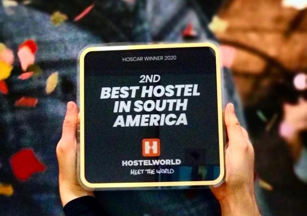 Certifikát, hodnocení, plakát nebo jiný dokument vystavený v ubytování Ô de Casa Hostel