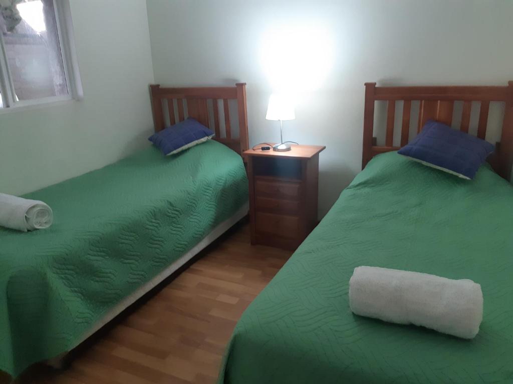 Postel nebo postele na pokoji v ubytování Portezuelo