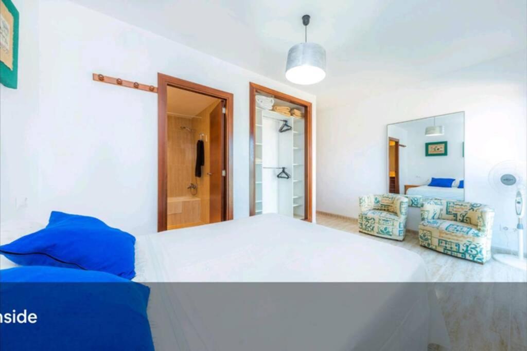 Postel nebo postele na pokoji v ubytování Syrenah Apartment in Can Picafort