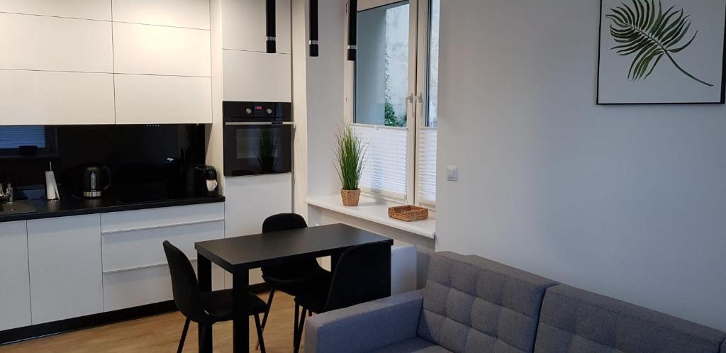 Posedenie v ubytovaní Apartament Premium