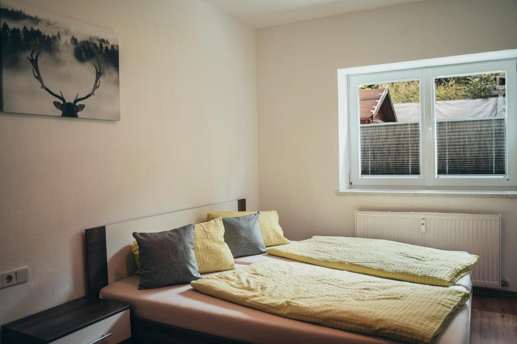 Postel nebo postele na pokoji v ubytování Residenz Tulferhof