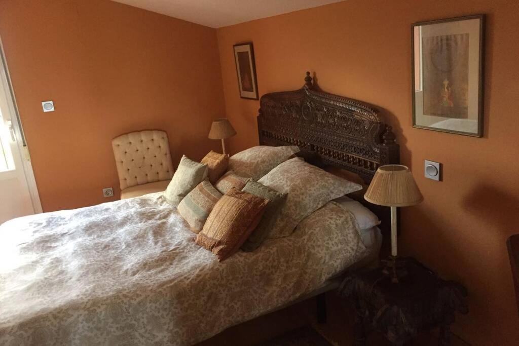 Postel nebo postele na pokoji v ubytování Villa Brandán - Villa con piscina privada para 12p - VV-187-AS Y VV-188-AS