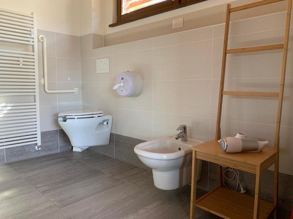 Koupelna v ubytování Resort Drena