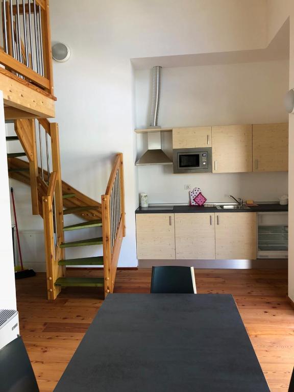 Kuchyň nebo kuchyňský kout v ubytování Resort Drena