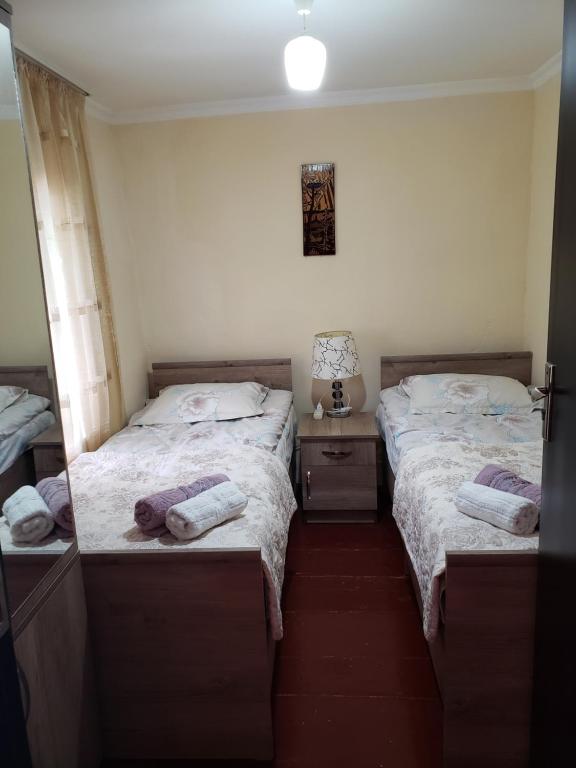 Postel nebo postele na pokoji v ubytování Guest House Nanu
