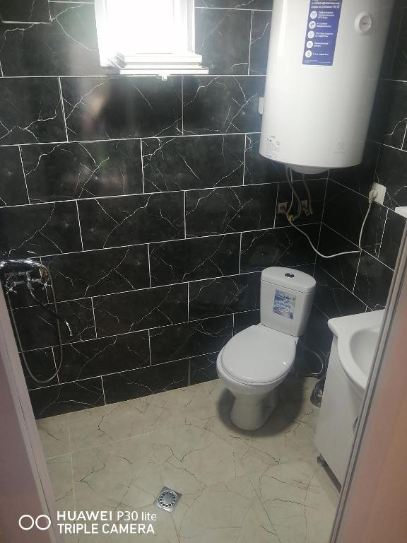 Koupelna v ubytování Sesili Guesthouse